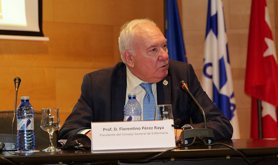  Florentino Pérez Raya, presidente del Consejo General de Enfermería. reclama una apuesta nacional por el rol de las enfermeras especialistas en Geriatría en el abordaje del alzhéimer