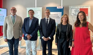 Jesús Sanz, Joaquín Estévez, Pablo Arias, María Blanca Sánchez y Susana Reverter, sobre la economía circular