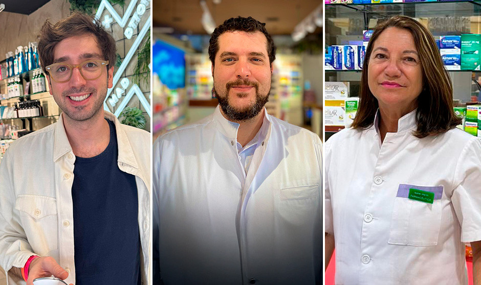 Gerino García, Jaime Arnáiz e Isabel Martín, los farmacéuticos que piden paso en terapias avanzadas. 
