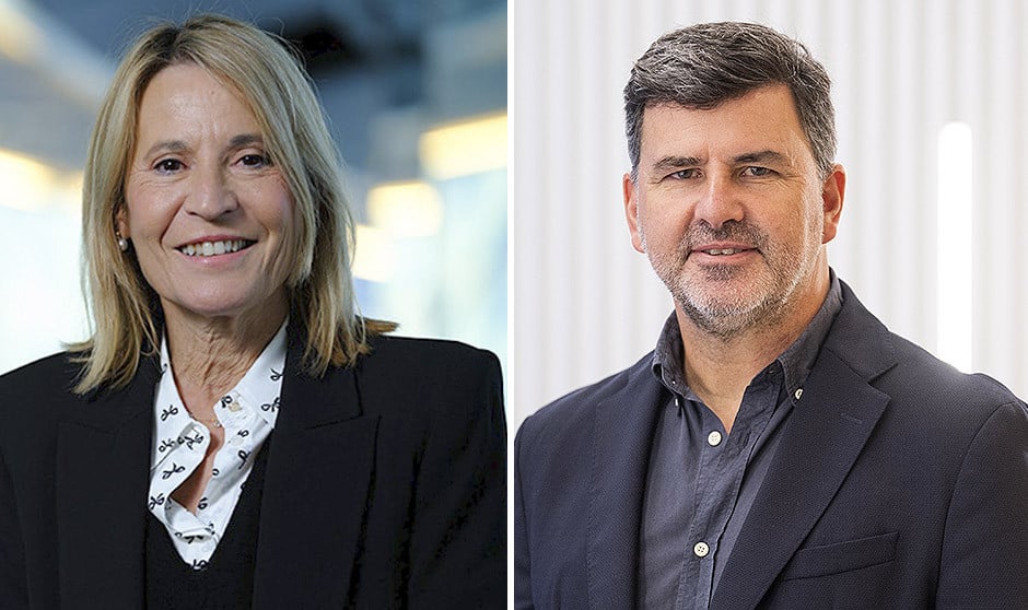 Elena Nevado y Nicolás González, eurodiputados del PP y del PSOE, respectivamente.