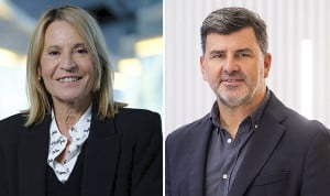 Elena Nevado y Nicolás González, eurodiputados del PP y del PSOE, respectivamente.