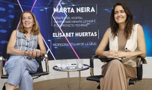  Marta Neira, investigadora principal del proyecto TECHFRAIL; y Elísabet Huertas, coordinadora del grupo de investigación PROACT de la Universidad Rey Juan Carlos