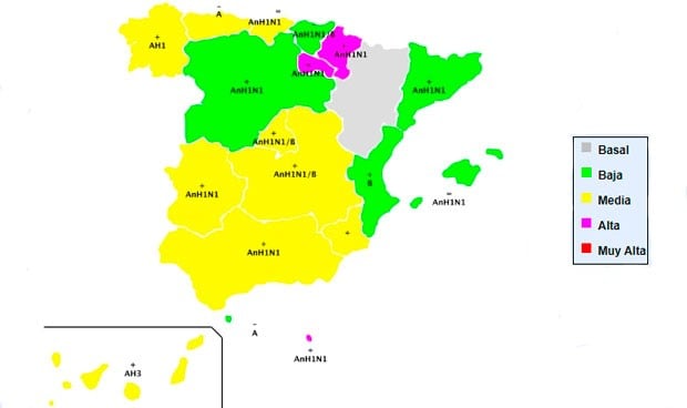 La gripe en España alcanza su tope en 2020 y comienza a estabilizarse
