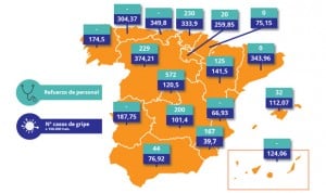 La gripe: ¿una oportunidad laboral para el profesional sanitario?