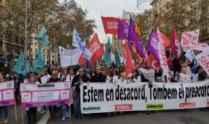 La huelga de la sanidad catalana se extiende con la llamada de 6 sindicatos