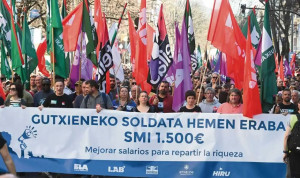 La huelga del SMI vasco reactiva las opciones de una subida de sueldo MIR