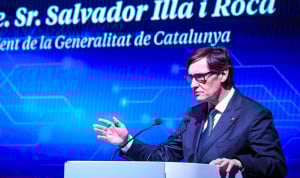 El presidente de Cataluña, Salvador Illa, presenta la Estrategia IA 2030. 