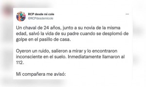 La importancia de saber la RCP: "De no ser por su hijo, no estaría aquí"