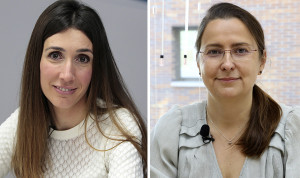 Sheila Justo y Ángela Hernández, vicepresidenta y secretaria general de Amyts, respectivamente.