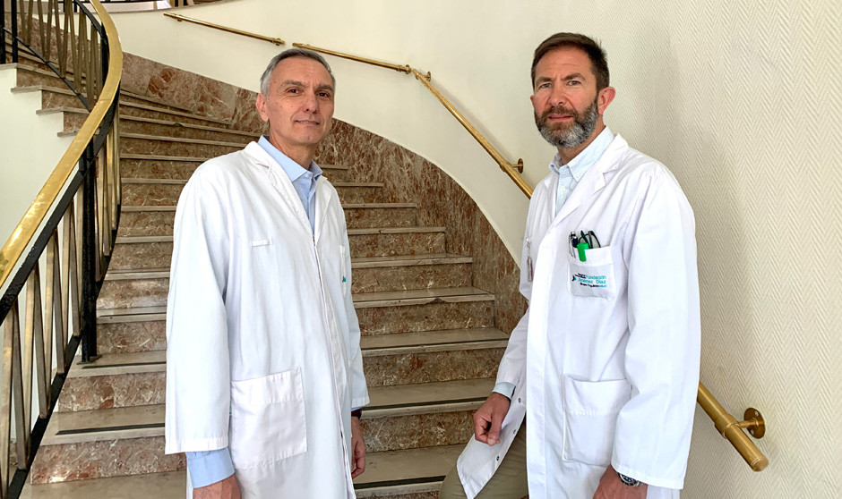 Los médicos Claudio Rodríguez y Flavio Requejo hablan de la Fundación Jiménez Díaz.