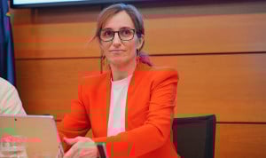  Mónica García, ministra de Sanidad, que informa de que la ley de Gestión Pública no afectará a los conciertos que están en vigor.