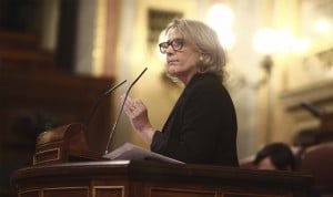 Lourdes Méndez, diputada de Vox encargada de la presentación de una PNL para mejorar los cuidados paliativos en el Congreso de los Diputados.