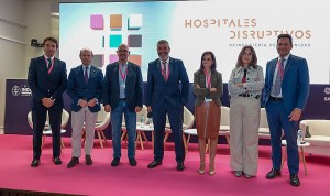 Ponentes de la mesa de debate del Congreso hospitales disruptivos. Reingeniería de la sanidad. 