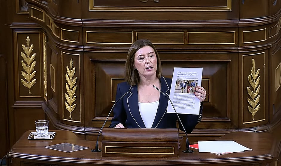 La diputada del PSOE Maribel García, que se basó en una noticia publicada por Redacción Médica para debatir sobre la Ley ELA en el Congreso