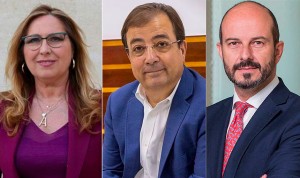  María Ángeles Luna, Guillermo Fernández Vara y Pedro Rollán, tres políticos con pasado sanitario en la Mesa del Senado.