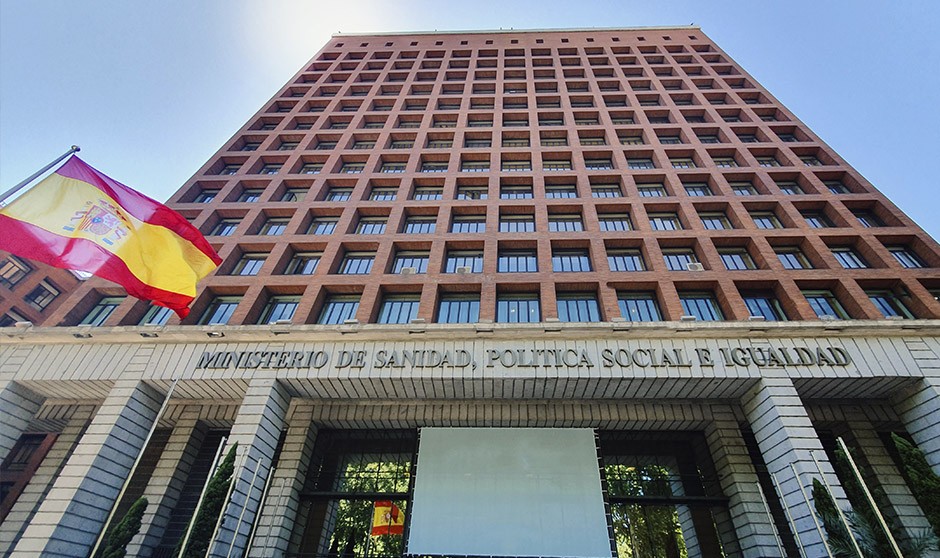 Exteriores del Ministerio de Sanidad. 