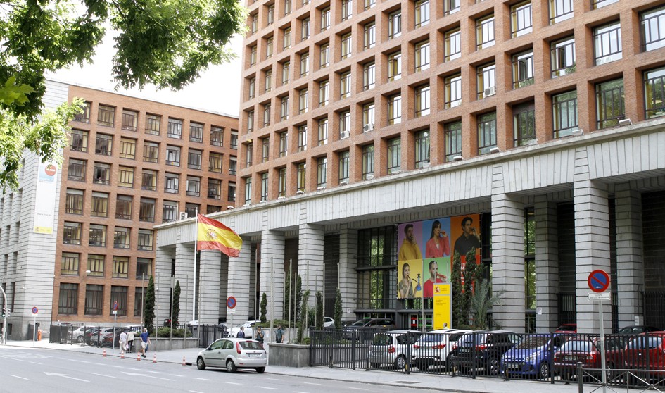 Exteriores del Ministerio de Sanidad. 