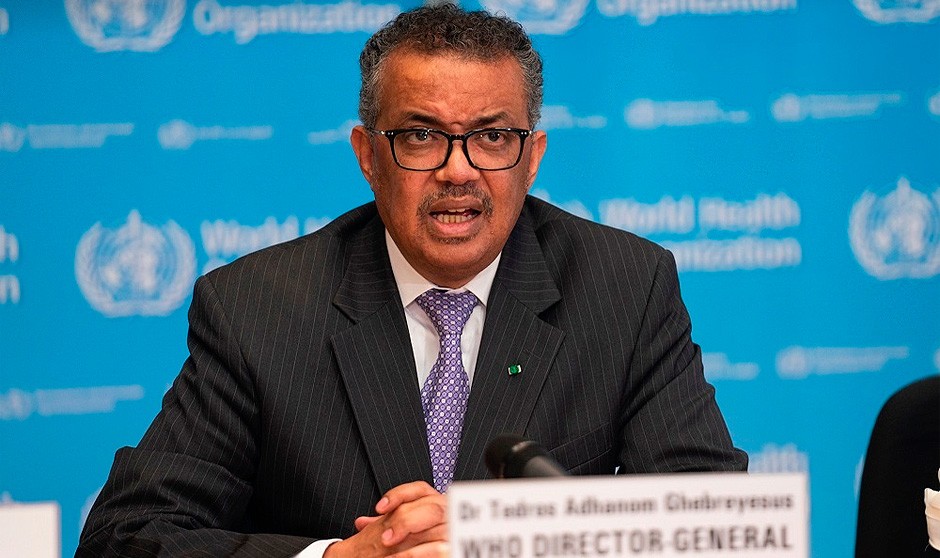 El director general de la OMS, Tedros Adhanom Ghebreyesus. 