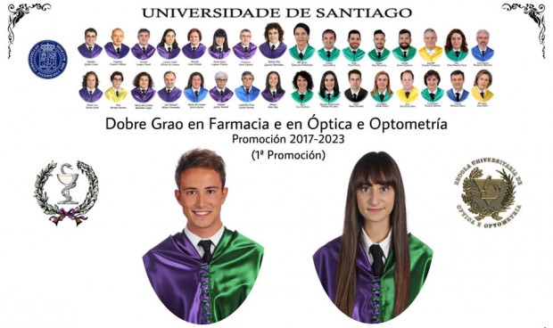 Alberto Lázara, doble graduado en Farmacia y Óptica y Optometría por la Universidad de Santiago de Compostela.