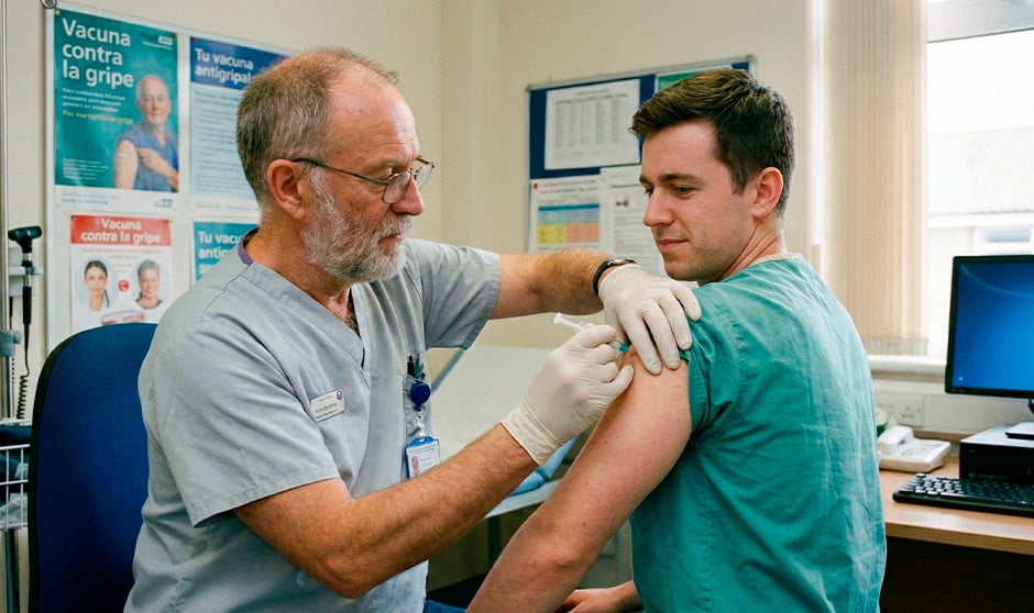 La paradoja de los sanitarios que no se vacunan: "Nunca he tenido la gripe"