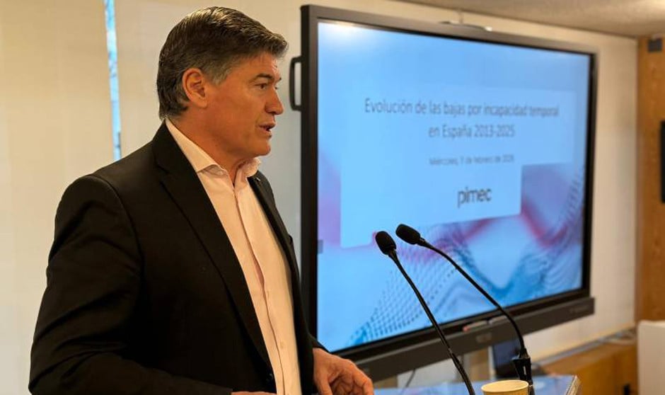 La patronal Pimec exige cinco medidas, algunas de ellas sanitarias, para mejorar la gestión de la incapacidad temporal