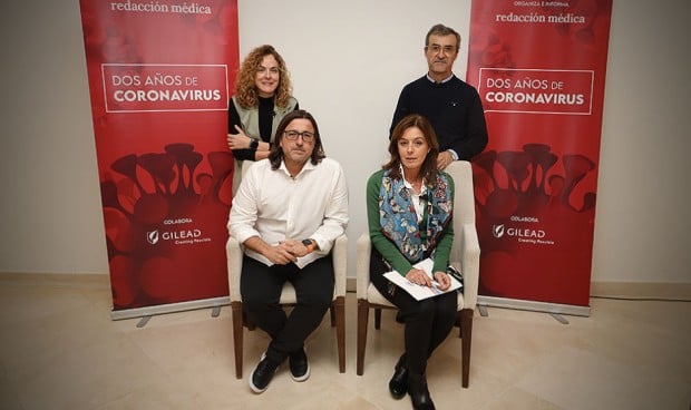 Participantes en el debate del ciclo 'Dos años del coronavirus'.