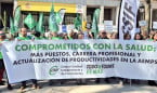 La plantilla de la Aemps vuelve a la calle: 