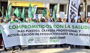 La plantilla de la Aemps vuelve a la calle: "No podemos cumplir objetivos"
