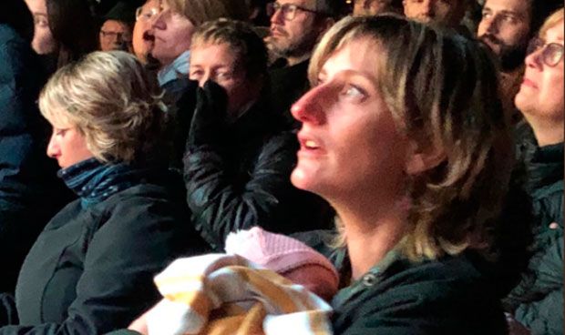 La presencia de Alba Vergés en el último acto independentista 