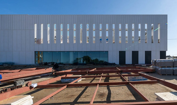 Obras del Centro de Protonterapia de Galicia.