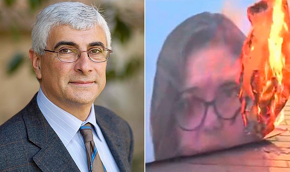 La reacción del conseller catalán a la quema de la foto de su colega