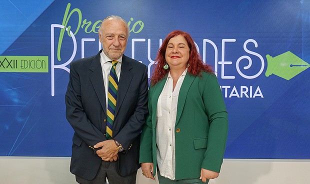 José María Pino y Celia Gómez, en la gala del XXII Premio Reflexiones.