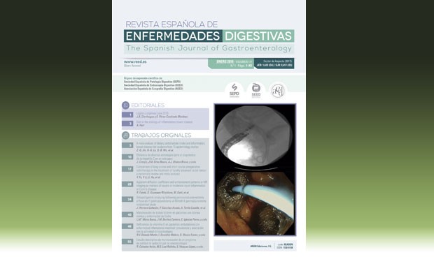 La 'Revista Española de Enfermedad Digestiva' aumenta su factor de impacto