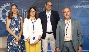 Ana Gómez Galindo, Julia Sánchez Albertos, Juan José Jiménez y Agustín Ortega participan en una mesa sobre el papel de la IA en los hospitales y la formación que necesitan los profesionales