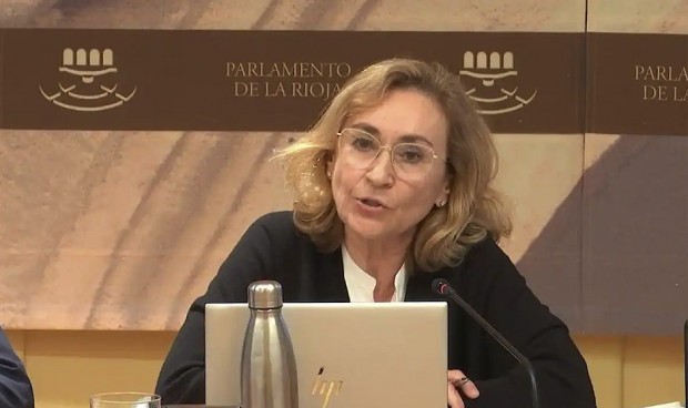 María Martín, consejera de Salud de La Rioja, comparece en el Parlamento para abordar la salud mental. 