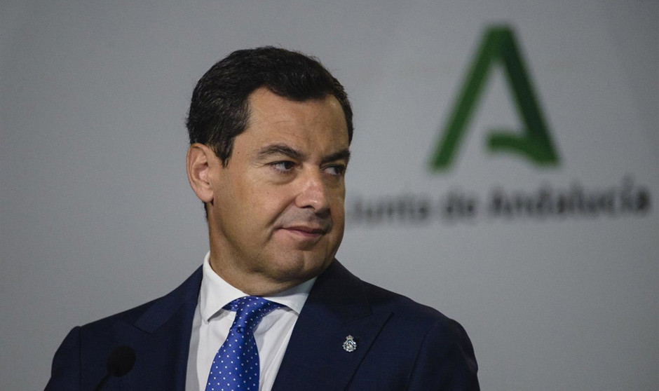 Juan Manuel Moreno, presidente de la Junta de Andalucía.