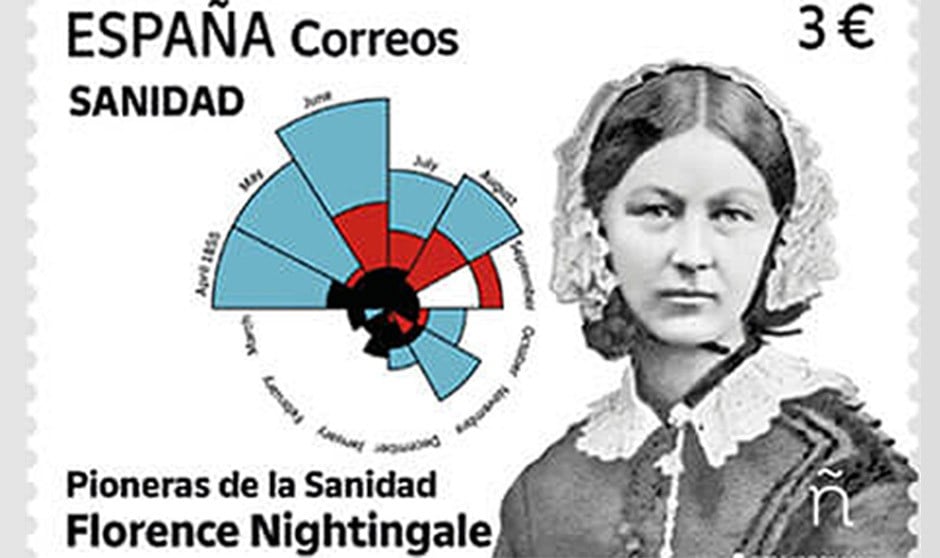 Sale a circulación un sello dedicado a una enfermera histórica, Florence NIghtingale, que fue la "madre de la Enfermería moderna".