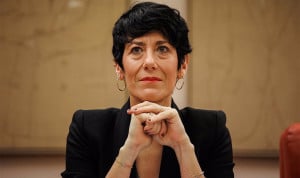 Elma Saiz, ministra de Seguridad Social, que publica los datos de afiliación de marzo en sanidad