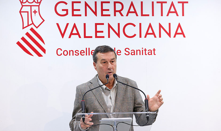 Marciano Gómez, conseller de Sanidad de la Comunidad Valenciana, sobre subvenciones a entidades locales de salud pública