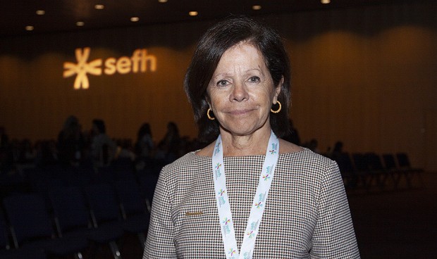   Olga Delgado, presidenta de la SEFH.