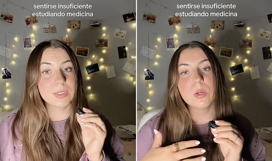 Nerea Calatayud, estudiante de sexto, indica cuáles son los pensamientos intrusivos más comunes en Medicina.