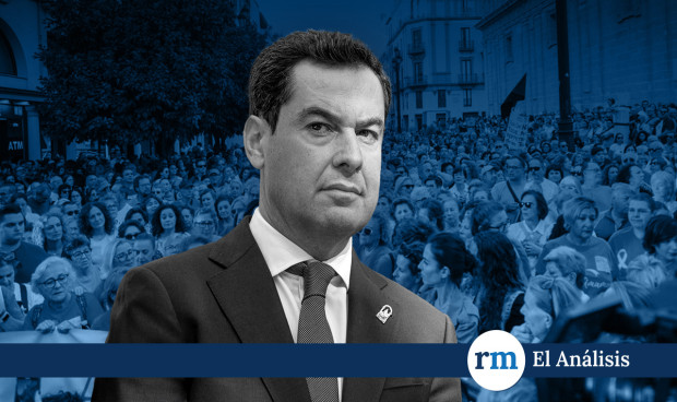Juanma Moreno Bonilla, presidente de Andalucía, en soledad por la crisis de los cribados y mamografías