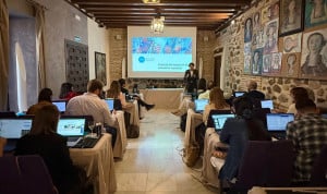 El secretario general de Fenin, Pablo Crespo, presenta un informe del estado del sector de la tecnología sanitaria