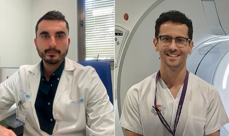 Antonio Guerrero, número uno del MIR de 2015 y Darío Herrán, radiólogo español que actualmente trabaja en Francia