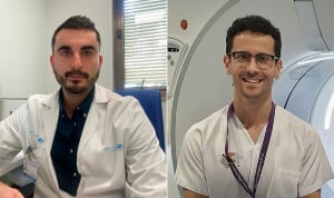 Antonio Guerrero, número uno del MIR de 2015 y Darío Herrán, radiólogo español que actualmente trabaja en Francia