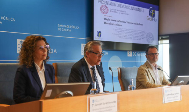 El conselleiro de Sanidade, Antonio Gómez Caamaño, presentó los resultados en rueda de prensa.