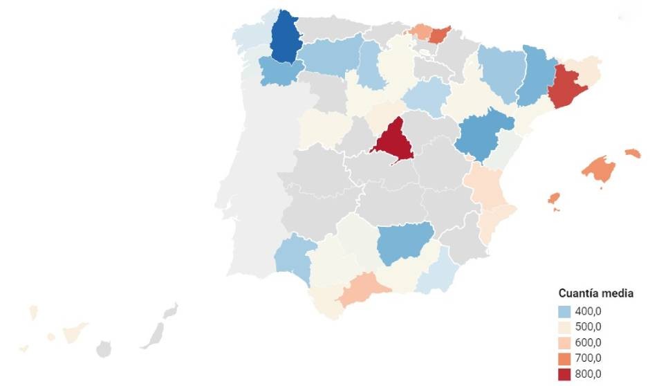 Dime en qué comunidad haces el MIR y te diré el precio del alquiler