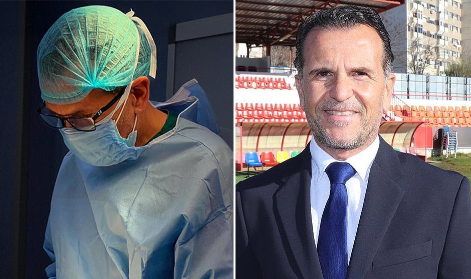 José Antonio Pareja, jefe de Sección de Traumatología y presidente del club de fútbol RSD Alcalá