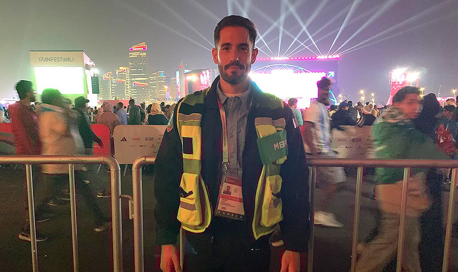 Sergio López, un enfermero en el Mundial de Catar 2022