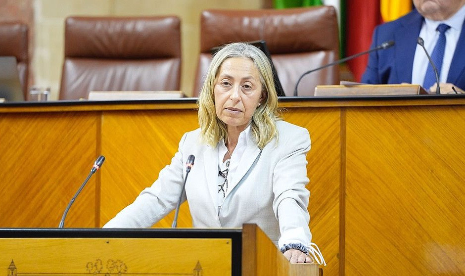 Rocío Hernández, consejera de Salud y Consumo de la Junta de Andalucía